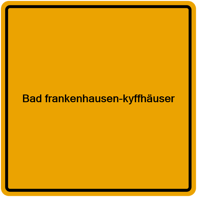 Einwohnermeldeamt24 Bad frankenhausen-kyffhäuser
